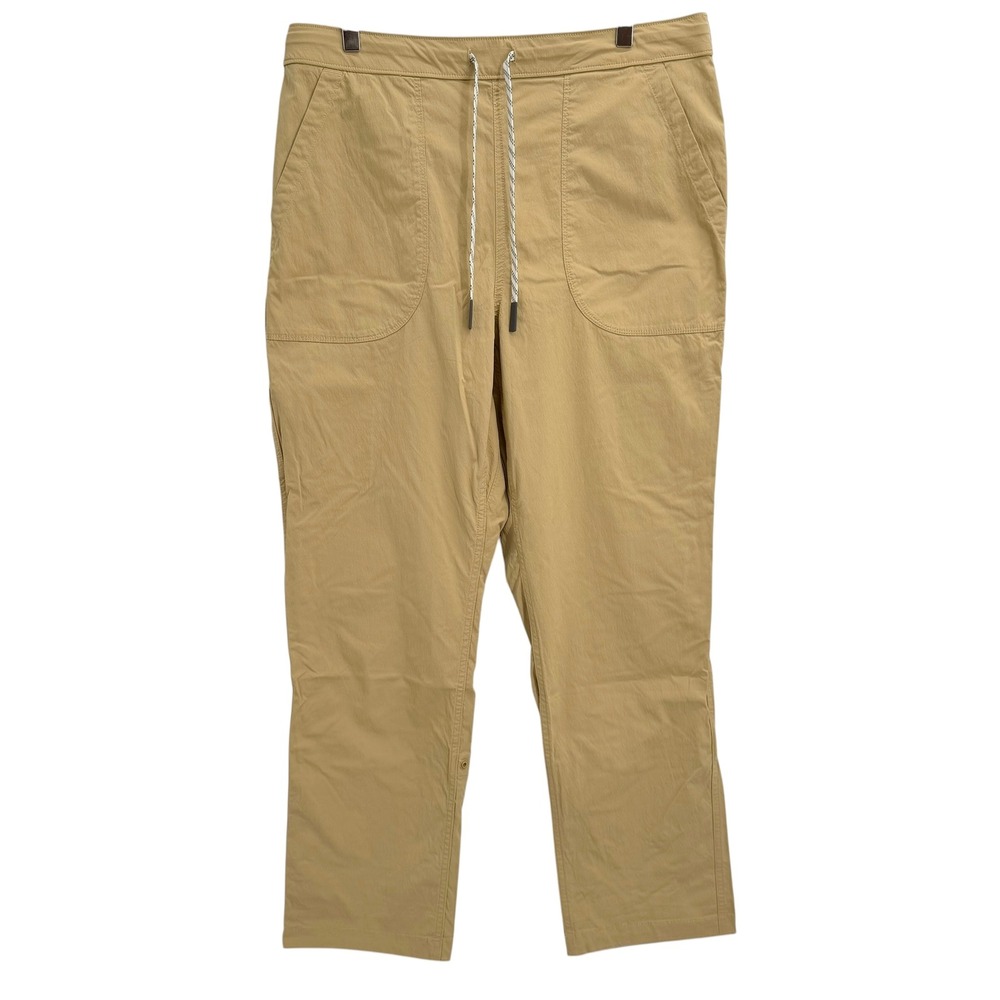 Alaskan Hardgear Duluth Trading Co Shoreside Pants Mens Large Tan Nylon Hiking